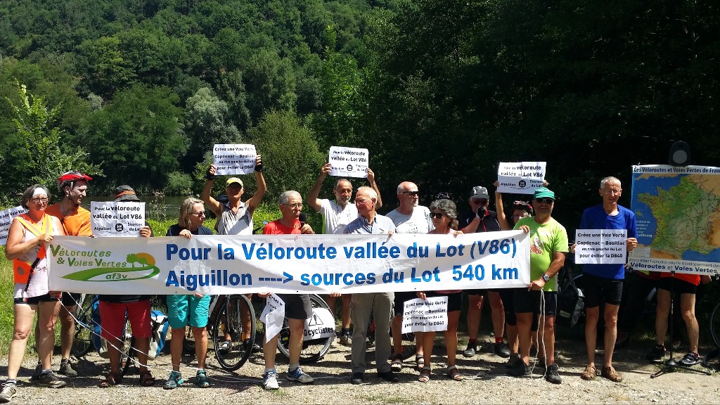 Capdenac : pour la Véloroute