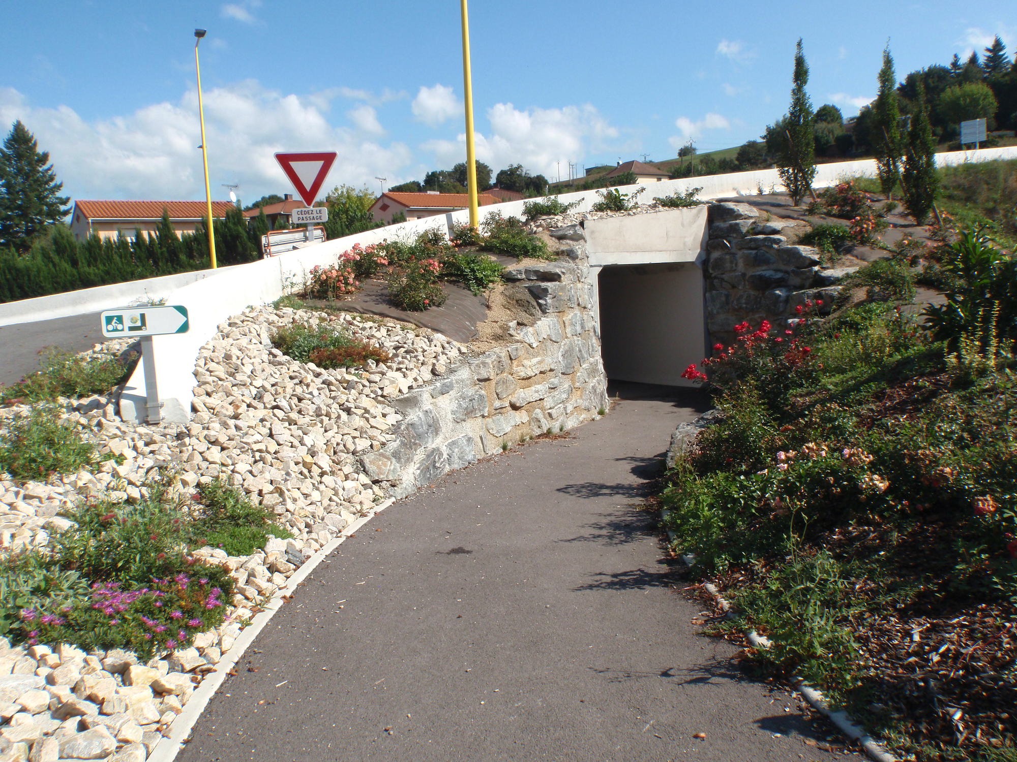 Flagnac, passage