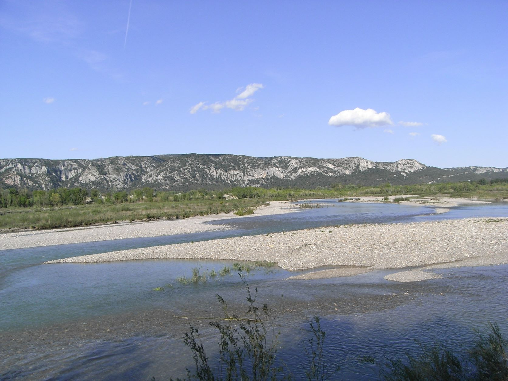 La Durance à Sénas 