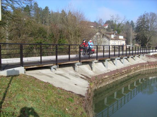 passerelle à Evans