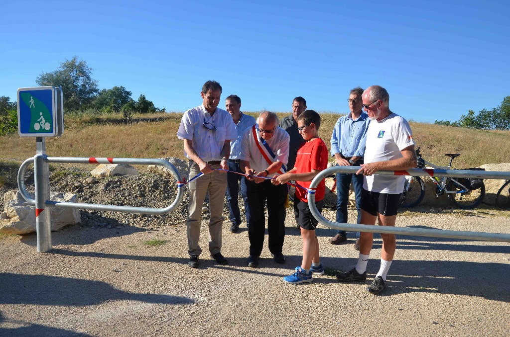 Inauguration voie verte Roquemaure