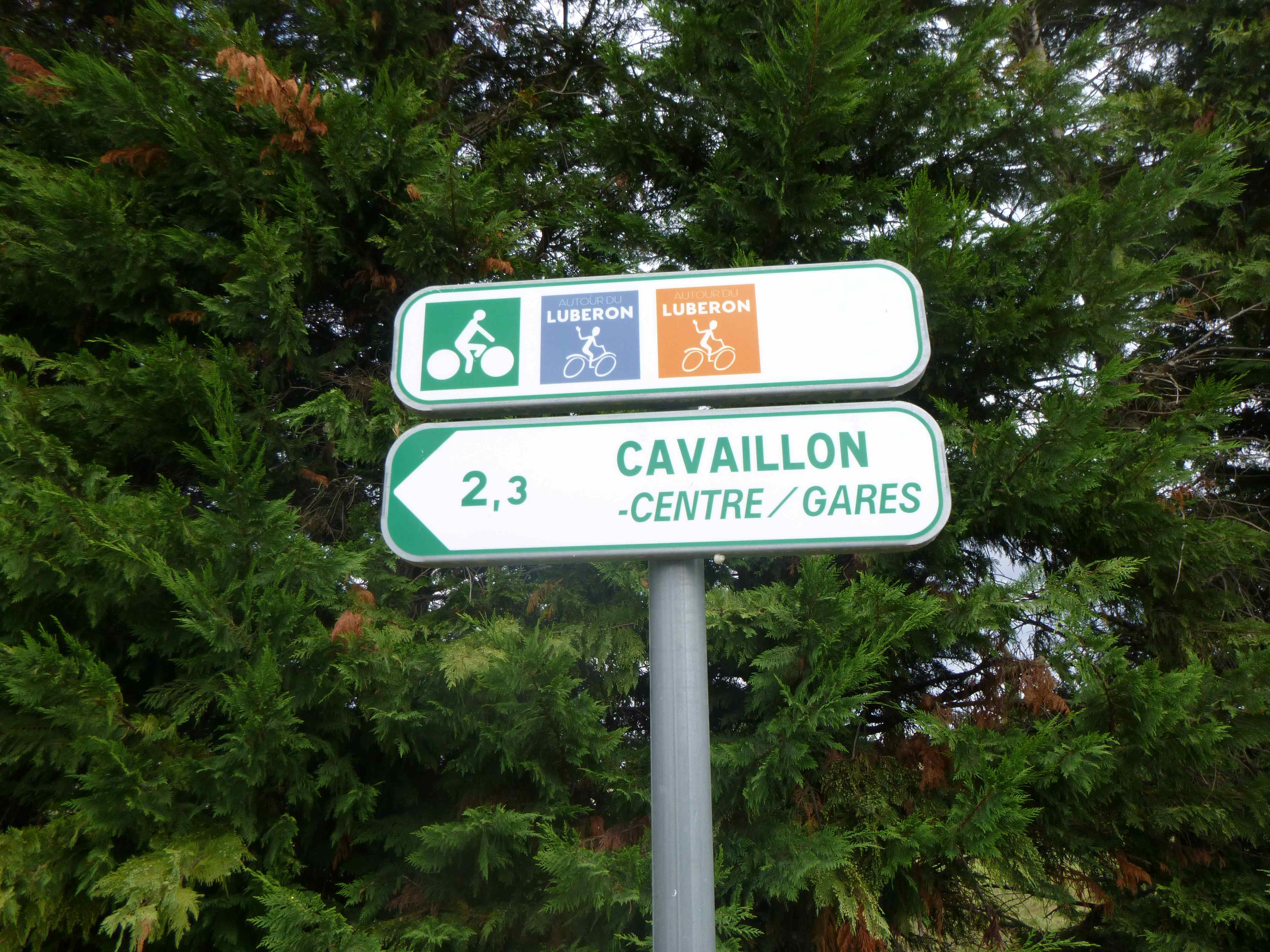 Retour vers la gare de Cavaillon 