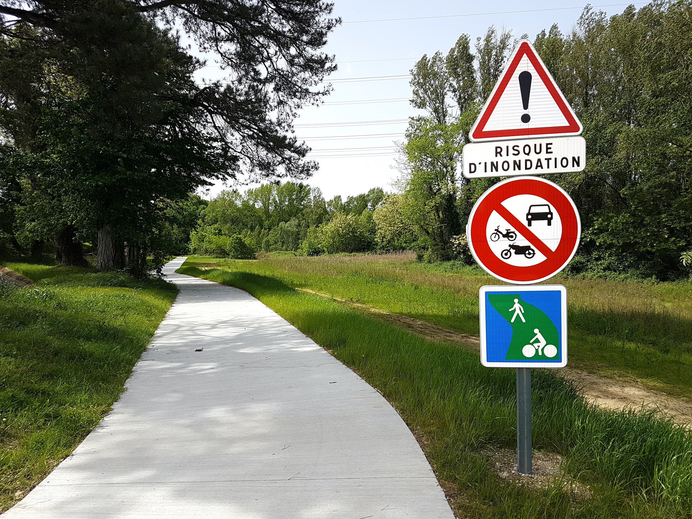 Début côté canal