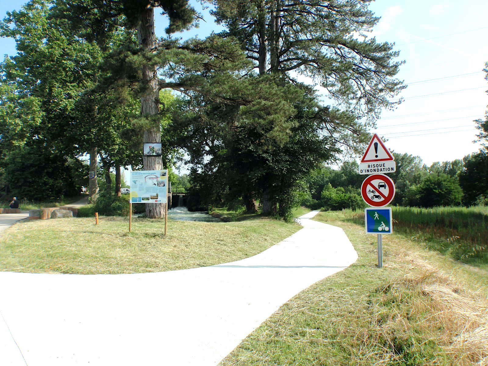 Début côté canal