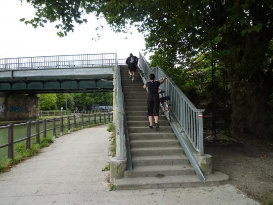 Accés à la gare de Reims 