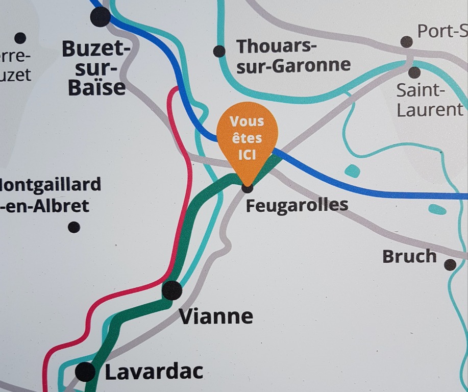 Jonction prévue 1km  V80