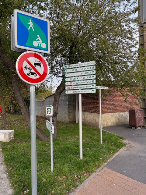 jalonnement sur la voie verte des gueules noires