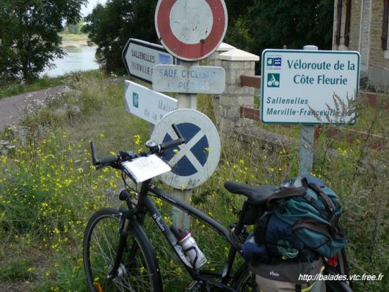 Départ de la véloroute