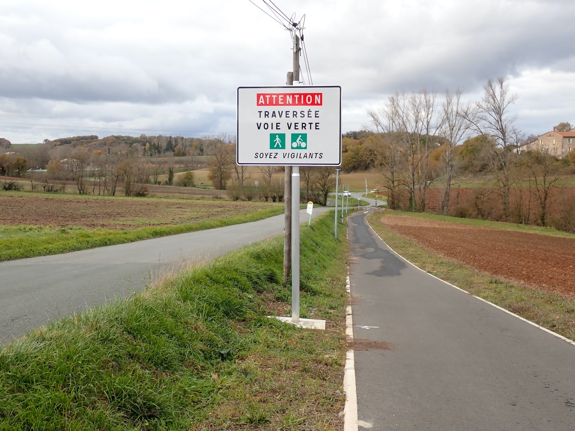 VV en montée-descente le long D31 (sur 400m)