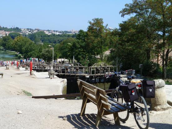 A vélo à Fonsérannes