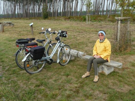 Un beau banc cycliste