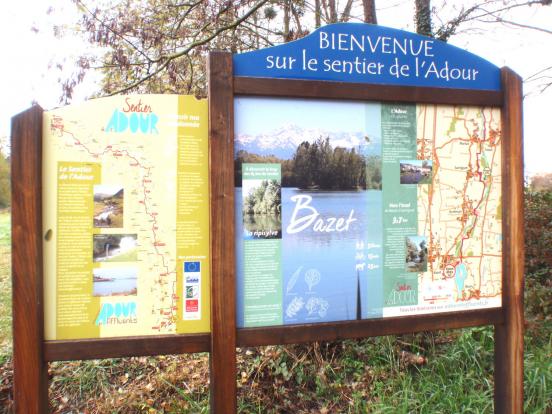 Sentier Adour - début Bours