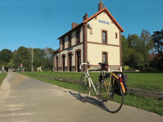 La bicyclette et le train