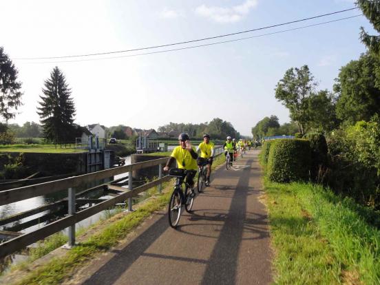 Groupe de cyclistes