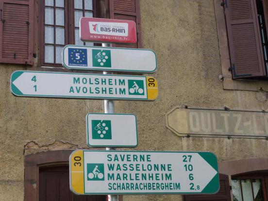 Jalonnement vélo