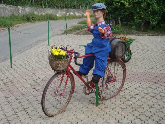 Drôle de cycliste !