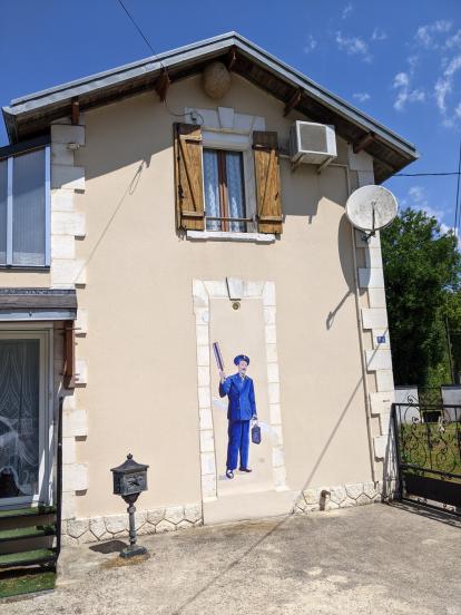 Trompe l'oeil en gare 