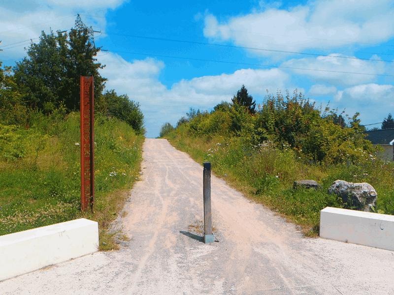 Entrée de la Voie Verte des Gueules Noires