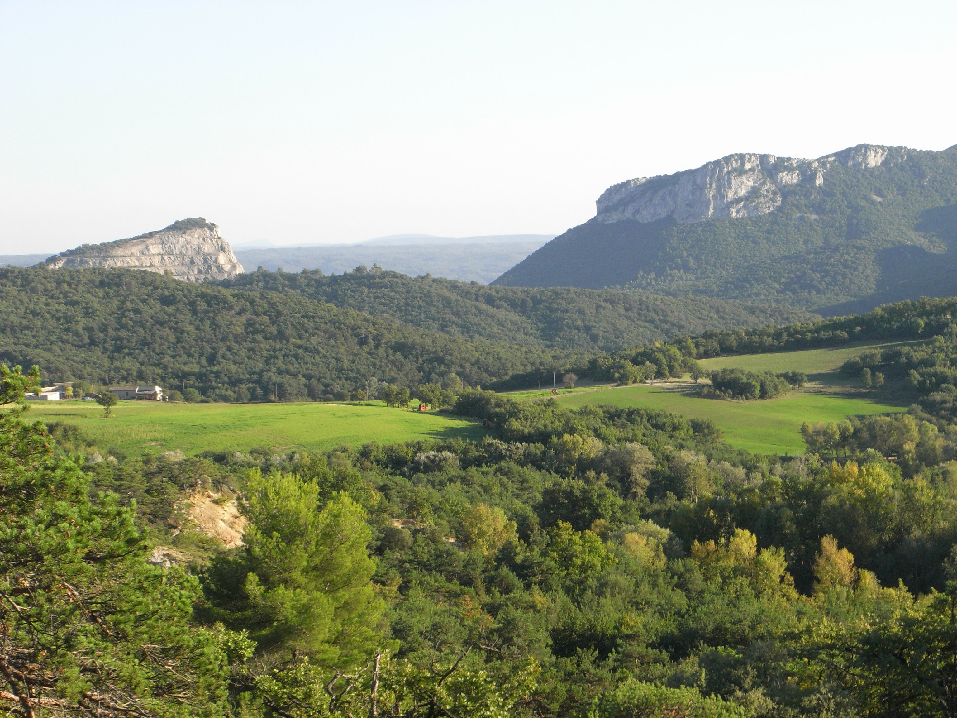 Sur la route de Forcalquier