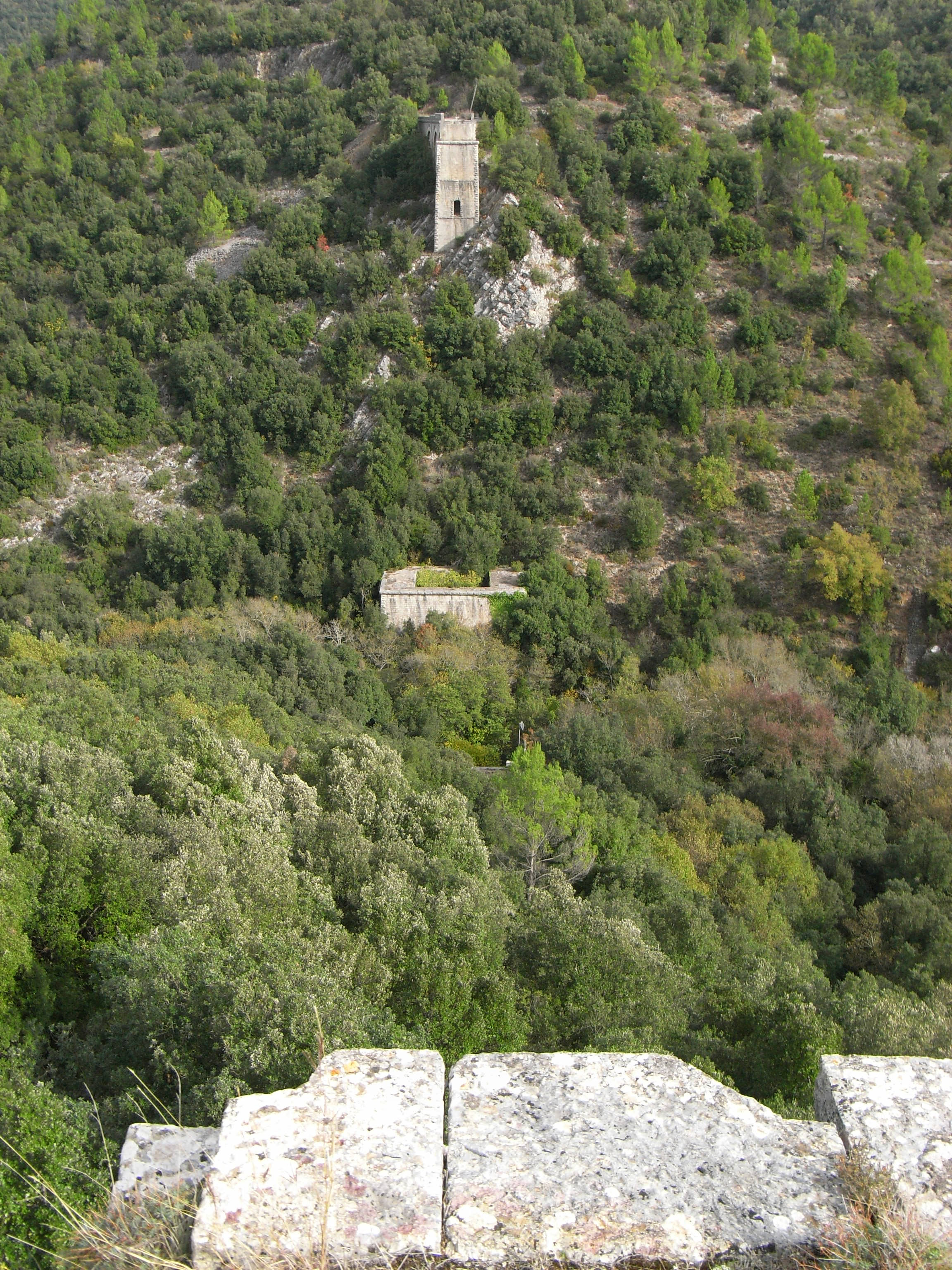 Pont ferroviaire détruit