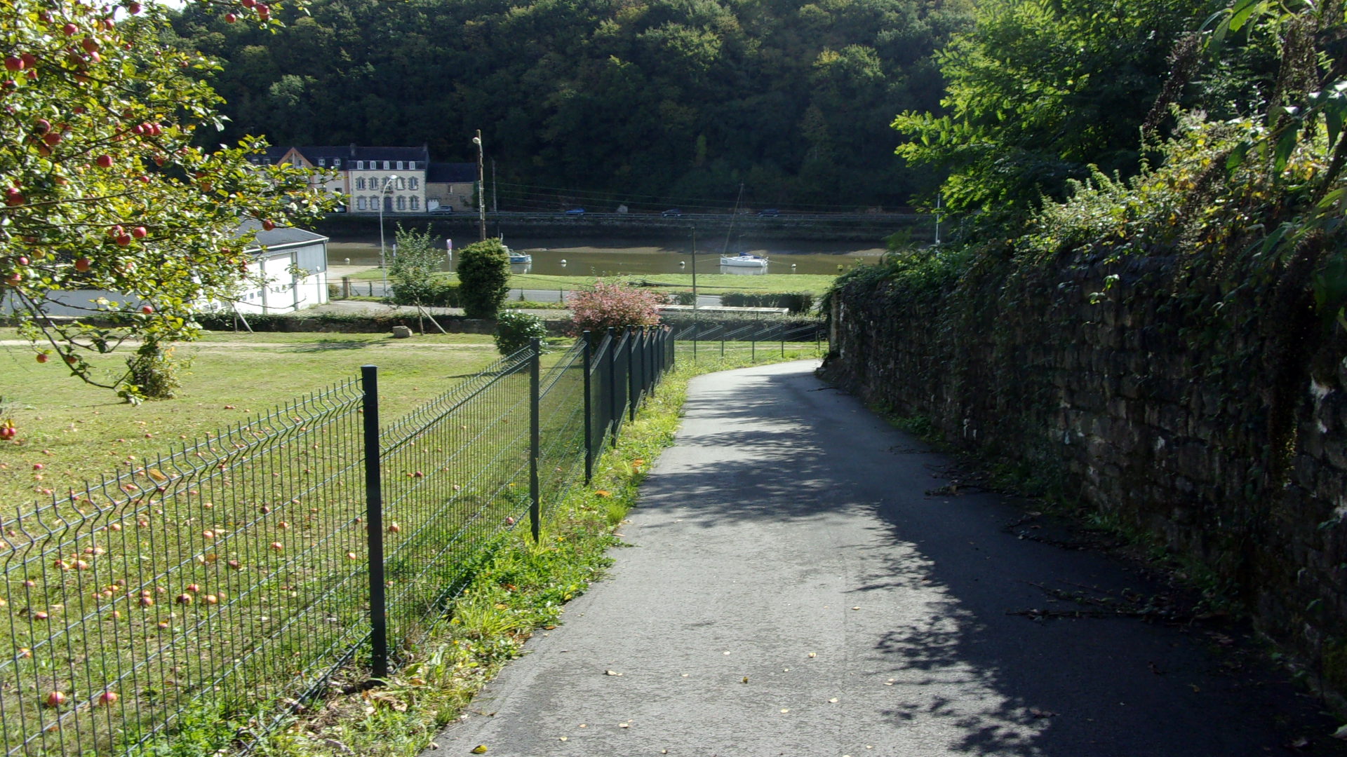 Voie verte vers la gare