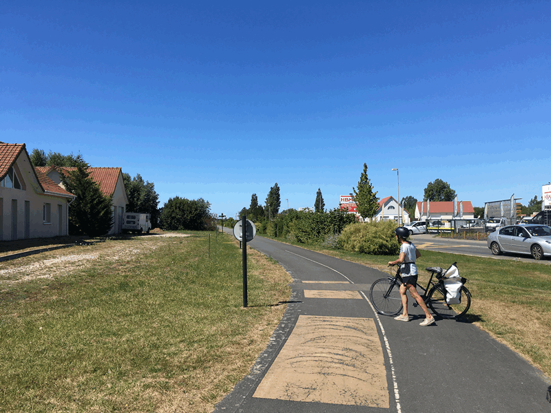 Waben : piste cyclable