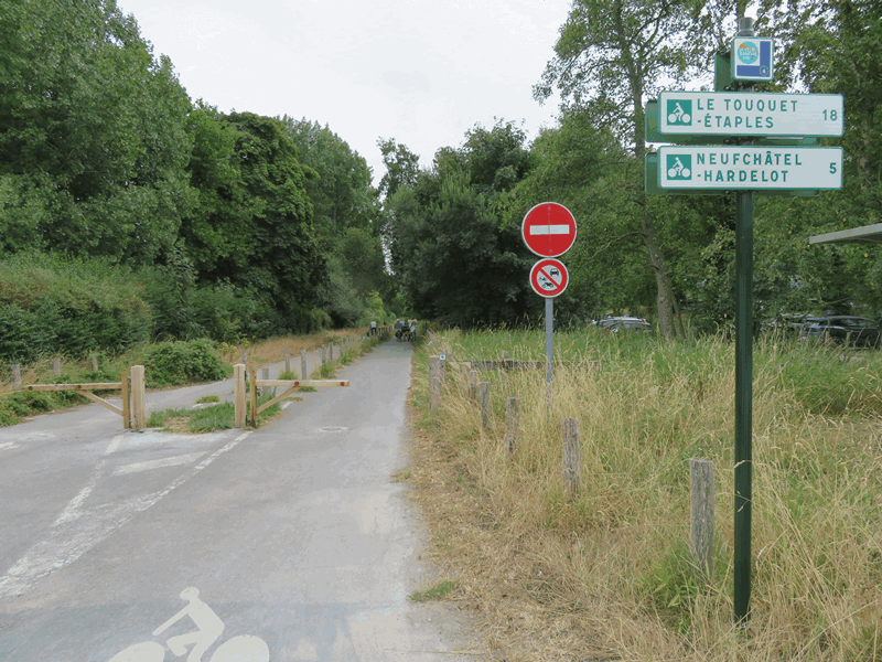 Hardelot : piste cyclable