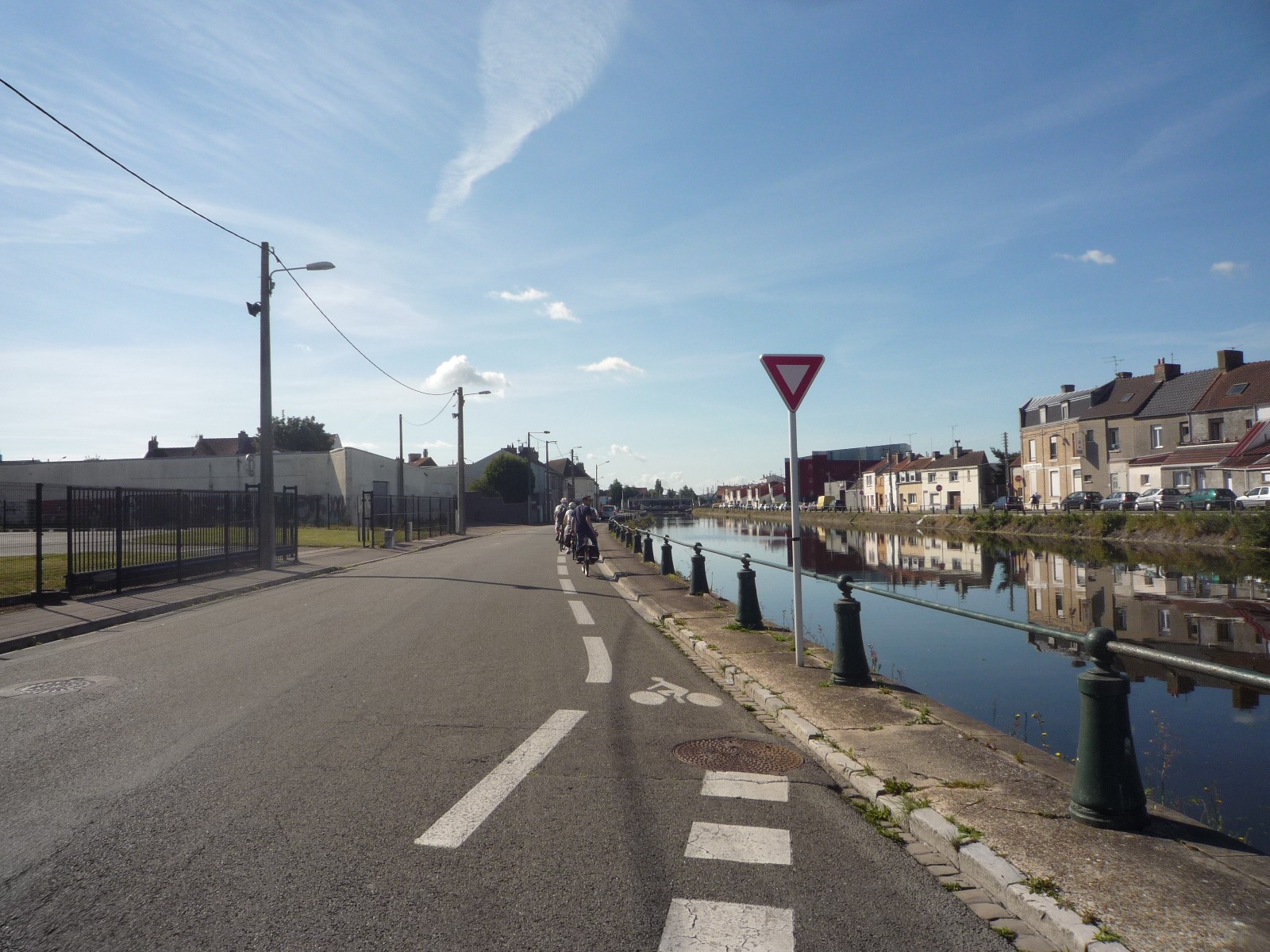 Calais, le long du canal