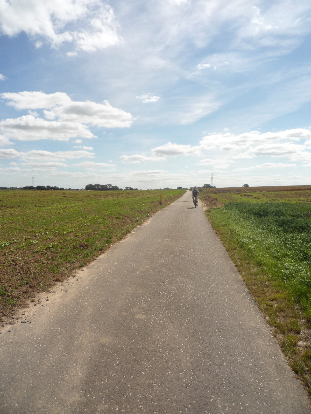 Chemin d'exploitation agricole à Guînes