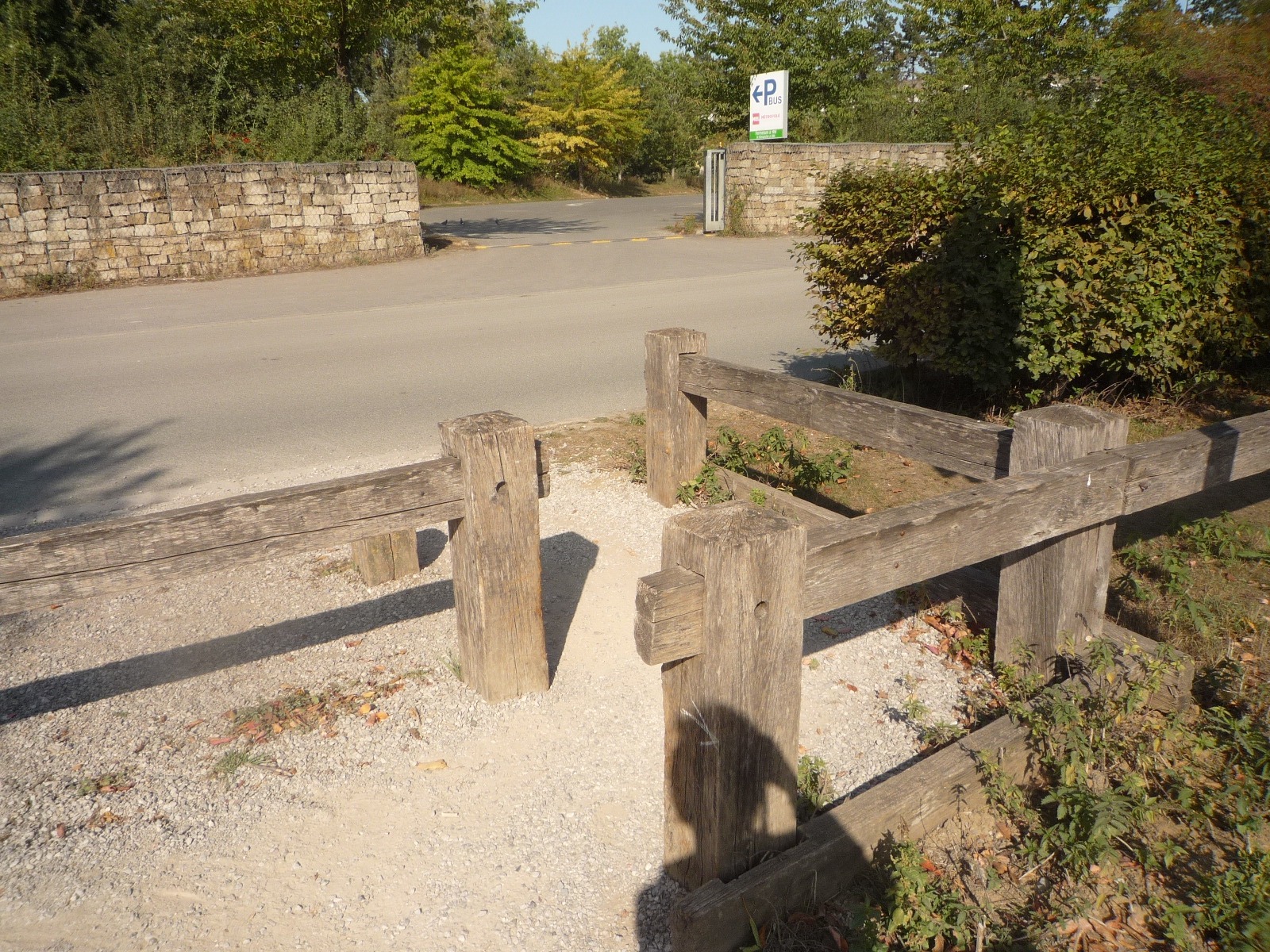 Barrière non conforme au Parc Mozaïc