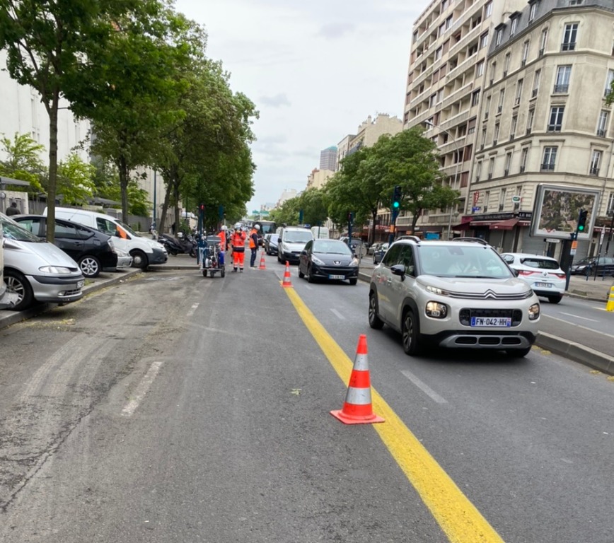 Aubervilliers : construction de la piste des 4-chemins