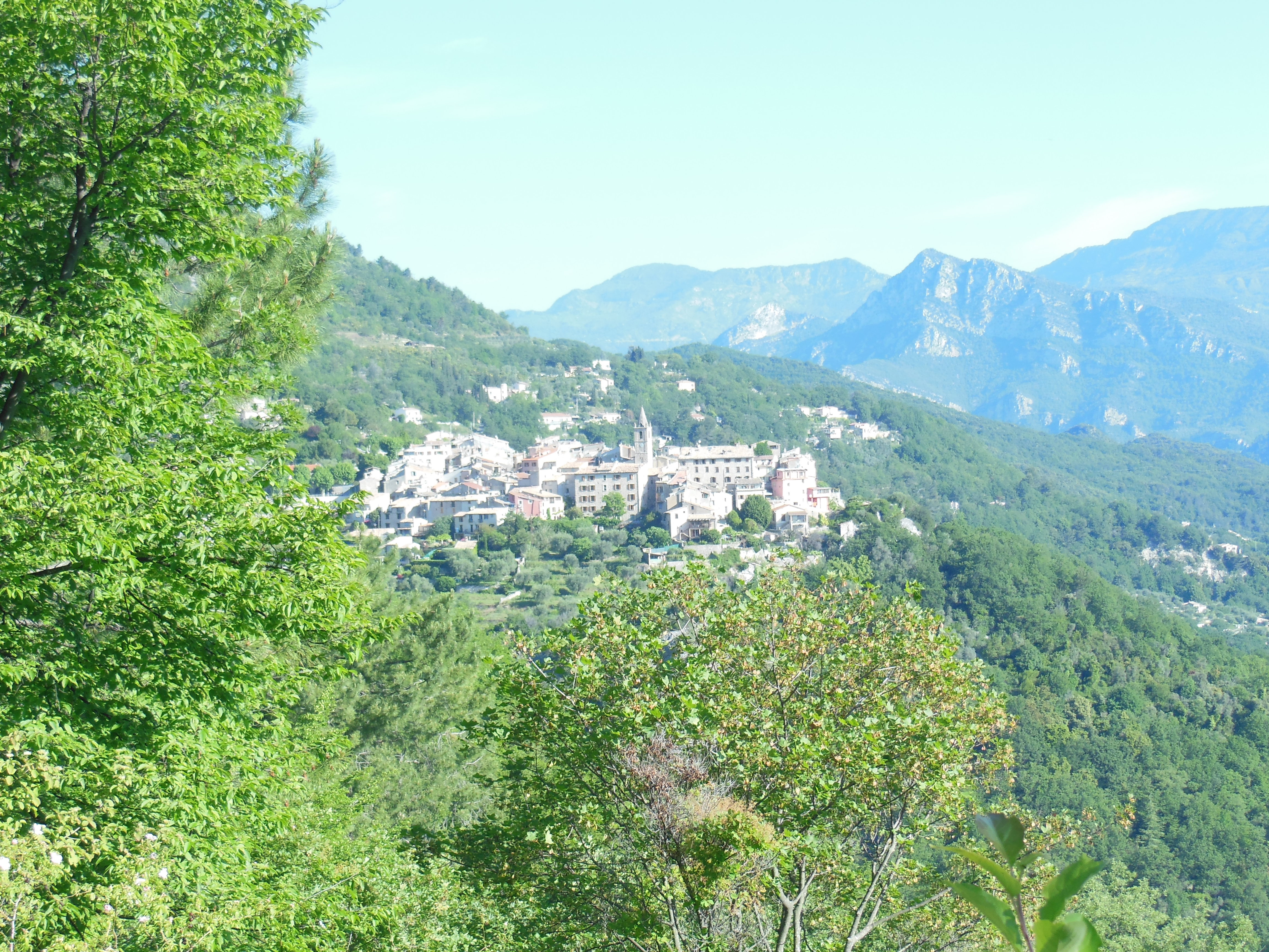 Le Broc, village perché