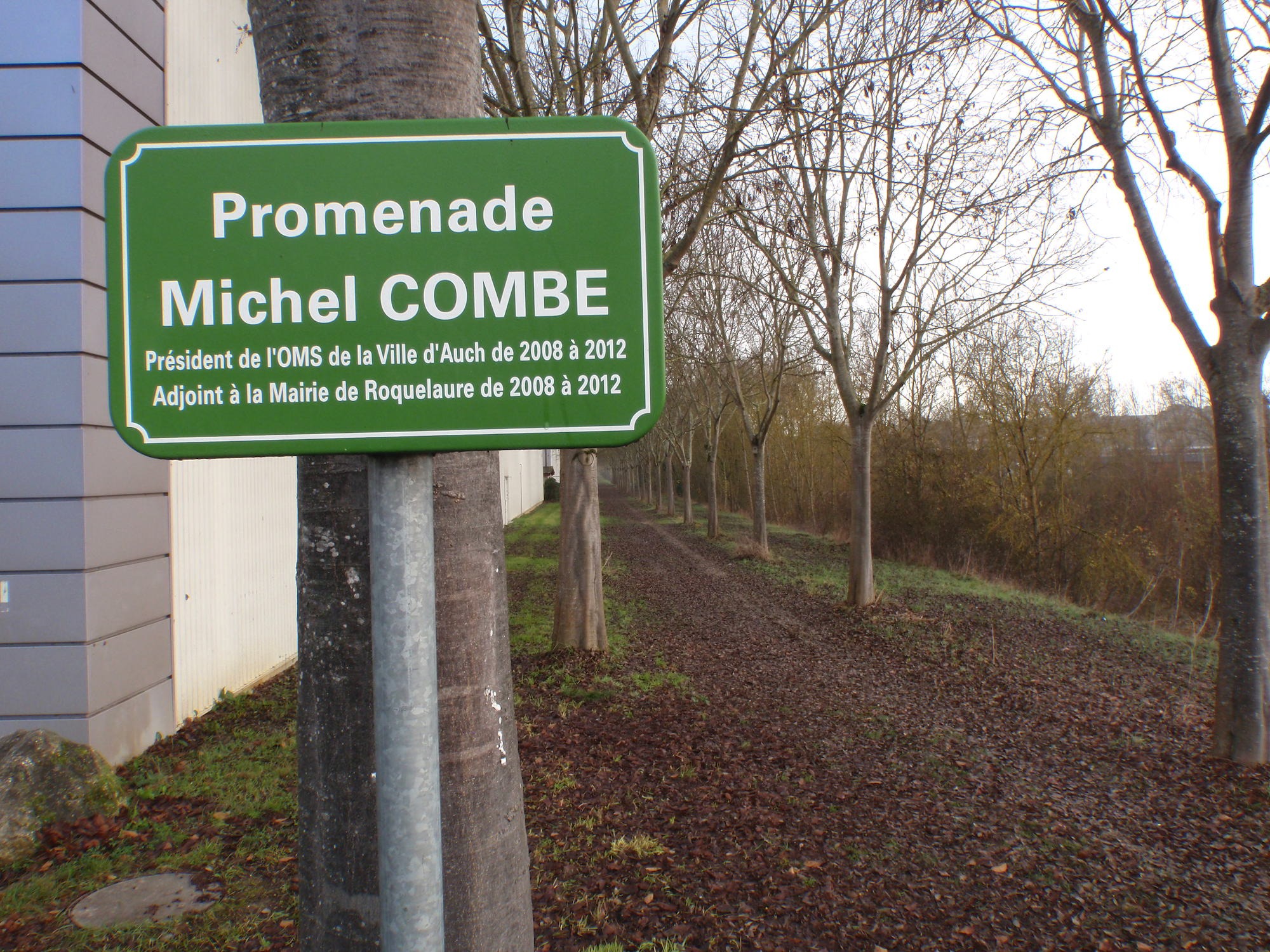 Promenade M. Combe -panneau