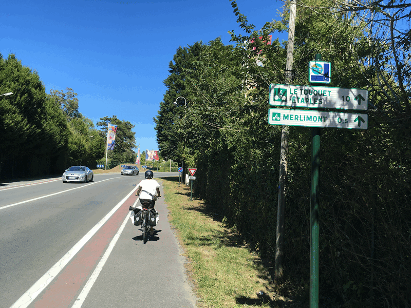 Merlimont : bande cyclable